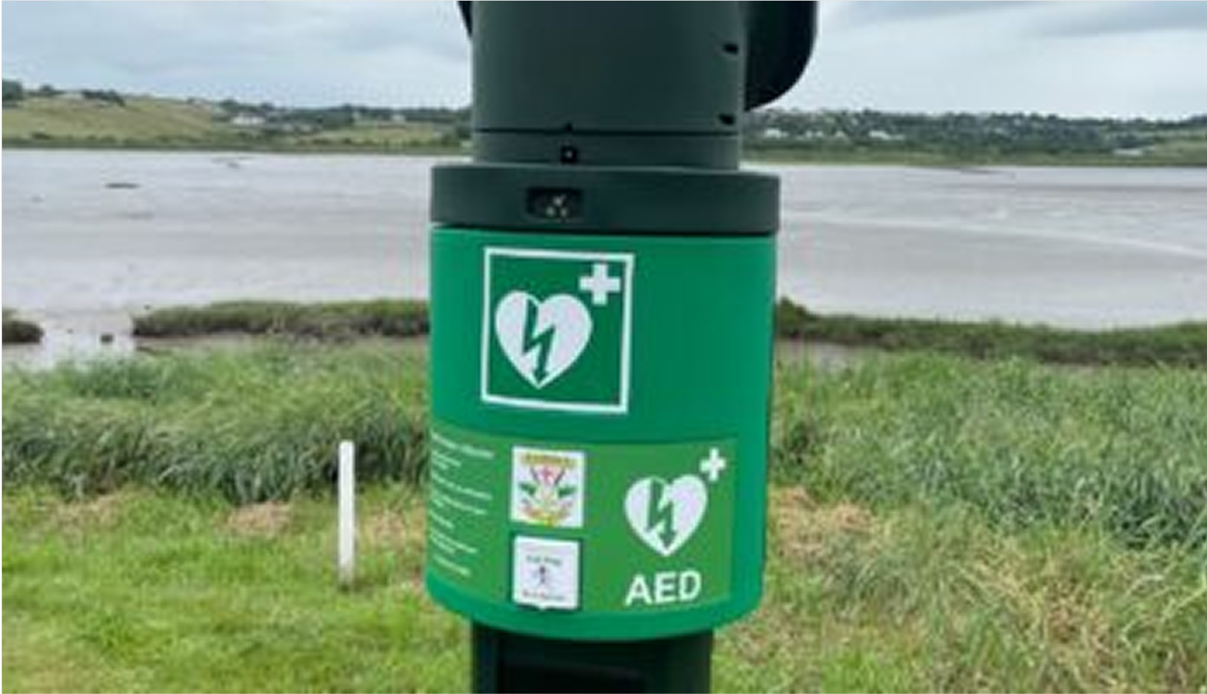 Solar Powered AED Cabinet