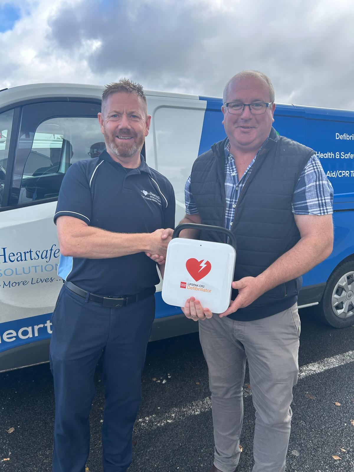 Community defibrillator saves Leitrim man's life