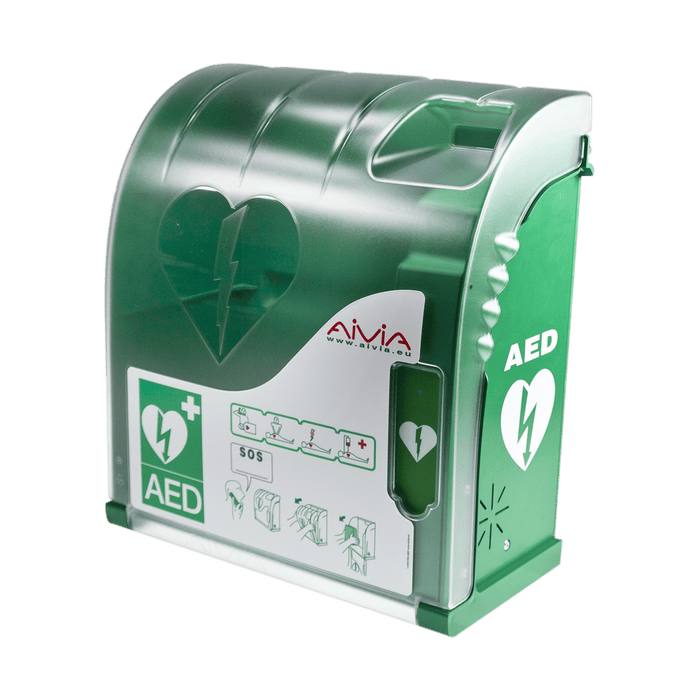 AIVIA 200 Outdoor Heated Defibrillator Wall Cabinet with Alarm