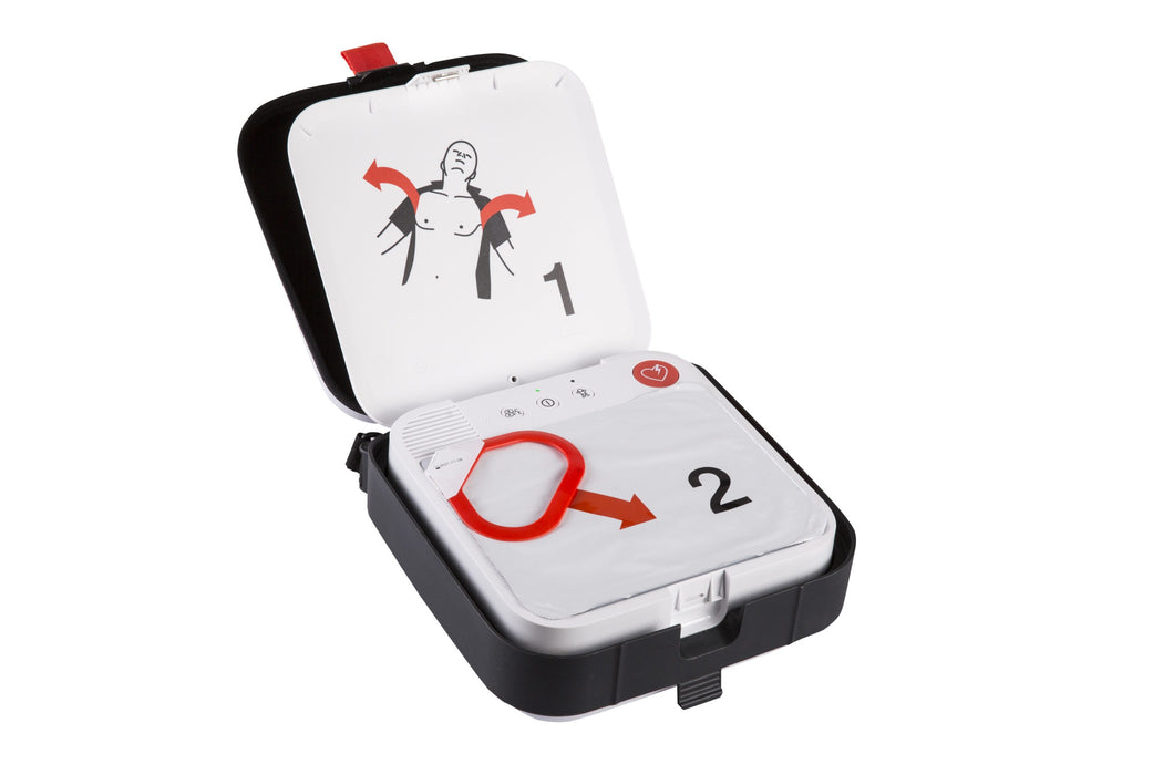 Physio Control Lifepak CR2 Semi Automatic Defibrillator With 4G And Carry Case